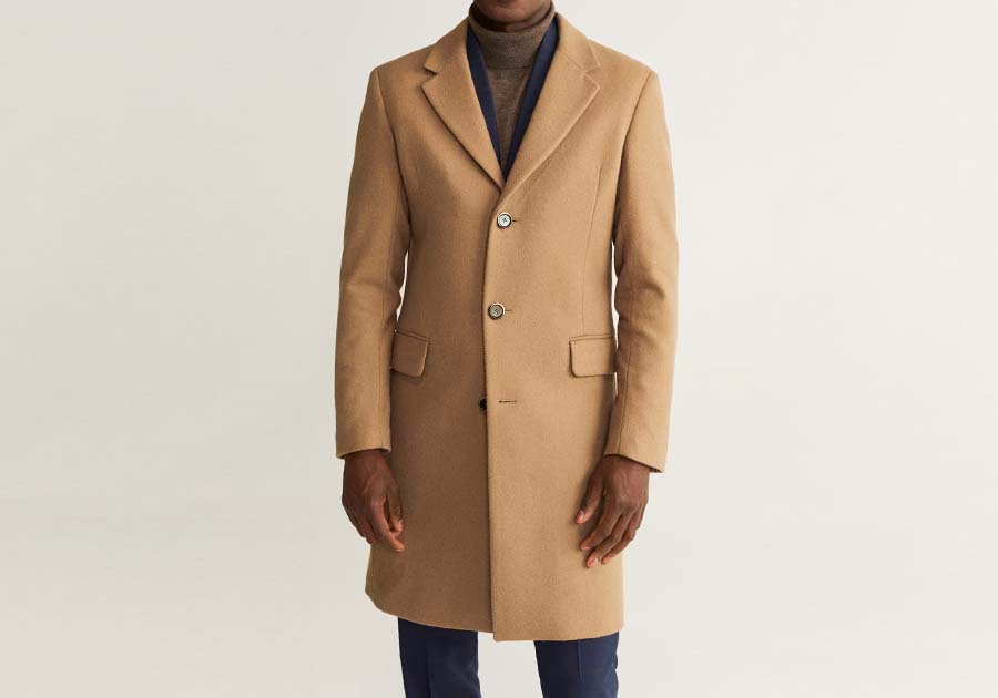 beige overcoat