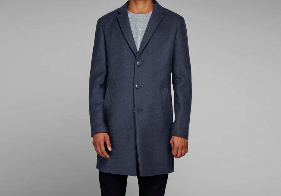 blue overcoat